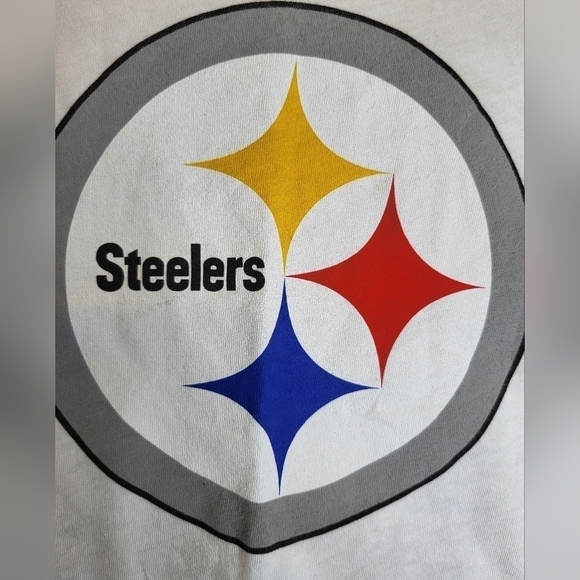 NFL Pittsburgh Steelers Youth 14/16  large NWT white tee Brown #84 - Picture 3 of 11